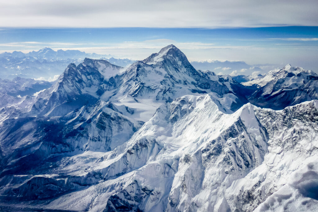 Makalu as seen from Everest final ridge