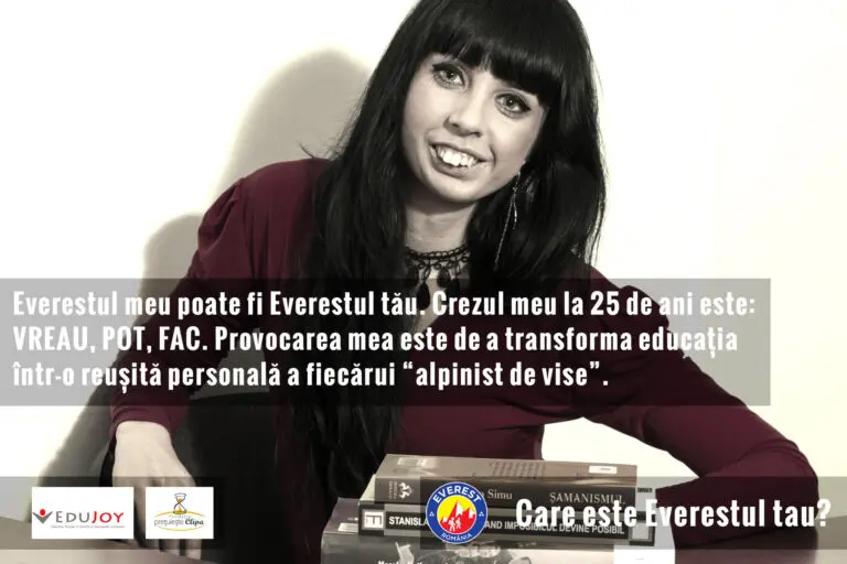 Ioana Nitica – Proiectul Educational “Care Este Everestul Tau?”