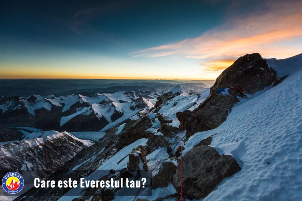 Looking east from 8500m on Everest